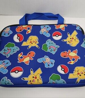 Pokémon Padded Utility Case w/ Handle Bioworld Travel Storage Bag Pokemon